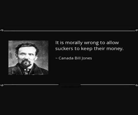 Canada Bill Jones, a Legendary Cardsharp