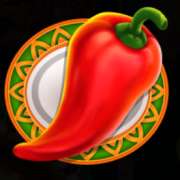 Red pepper symbol in Wild Esqueleto Lightning Chase pokie