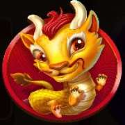 Dragon symbol in Emperor Caishen pokie