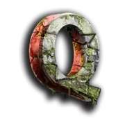 Q symbol in Secrets of the Temple 2 pokie