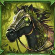 Horse symbol in Thee Green Knight pokie