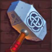 War hammer symbol in Viking Clash pokie
