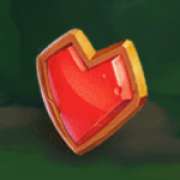 Hearts symbol in Pirates Smugglers Paradise pokie