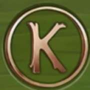 K symbol in Shimmering Woods pokie