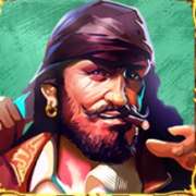 Captain of the filibusters symbol in Pirates Charm pokie