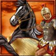 Rider symbol in Roman Legion Xtreme pokie