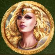 Wild symbol in The Faces of Freya pokie