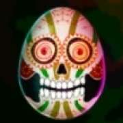 Напуганный череп symbol in Tres Huevos pokie