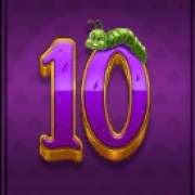 10 symbol in The Red Queen pokie