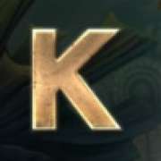 K symbol in Lost Island pokie