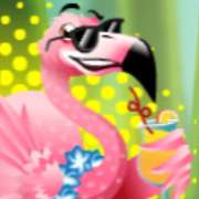 Flamingo symbol in Party Parrot pokie