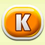 K symbol in Stickers pokie