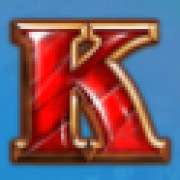 K symbol in Book of Gods pokie