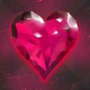 Hearts symbol in Hunters Moon Gigablox pokie