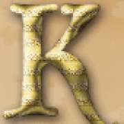K symbol in Book of Guardians pokie