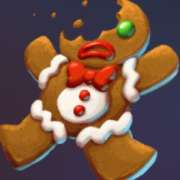 Gingerbread symbol in Spinions Christmas Party pokie