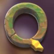 Q symbol in Pyramid Strike pokie