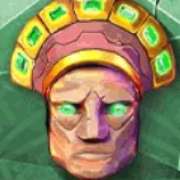 Green mask symbol in Aztec Falls pokie