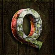 Q symbol in Secrets of the Temple pokie
