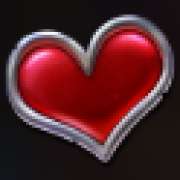 Hearts symbol in Turn It Up! pokie