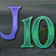 J & 10 symbol in Full Moon Fortunes pokie