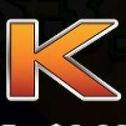 K symbol in Cosmic Cash- pokie