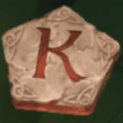K symbol in Thee Green Knight pokie