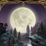 Moon symbol in Night Wolves pokie