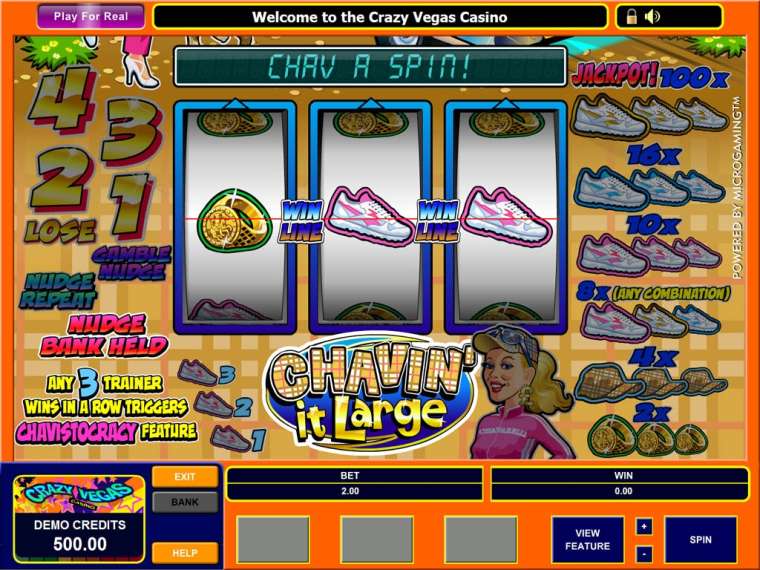 Play Chavin’ it large pokie NZ