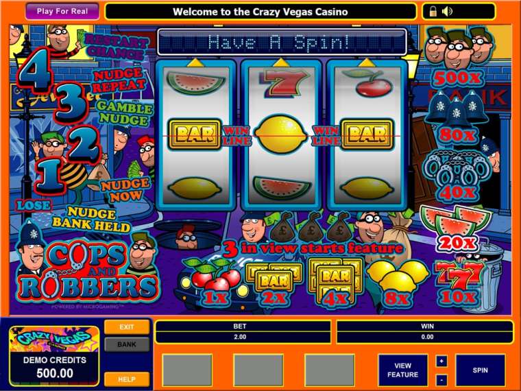 Play Cops And Robbers pokie NZ
