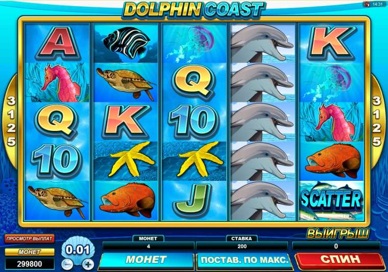 Play Dolphin Coast pokie NZ