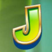 J symbol in Party Parrot pokie
