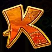 K symbol in Raging Bull pokie