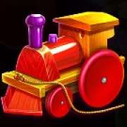 Locomotive symbol in Santa's Wonderland pokie