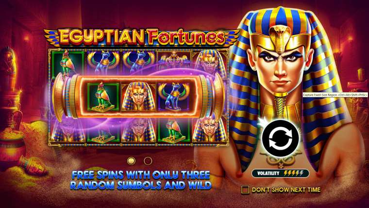 Play Egyptian Fortunes pokie NZ