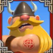 Viking warrior symbol in Viking Clash pokie