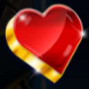 Hearts symbol in Sky Vault pokie