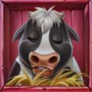 Cow symbol in Animal Madness pokie