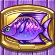 Purple fish symbol in Big Fin Bay pokie