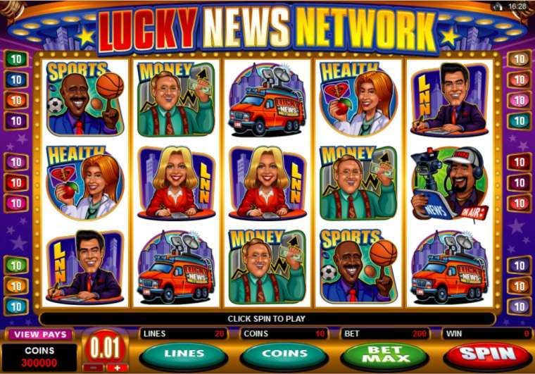 Play Lucky News Network pokie NZ
