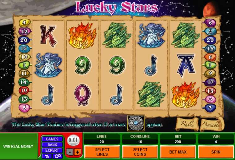 Play Lucky Stars pokie NZ