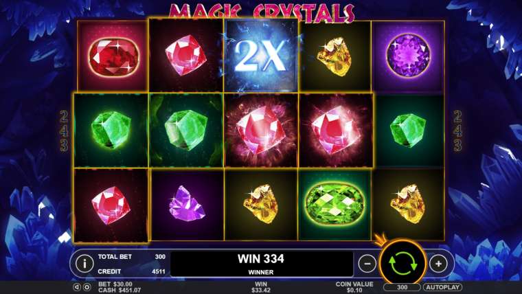 Play Magic Crystals pokie NZ