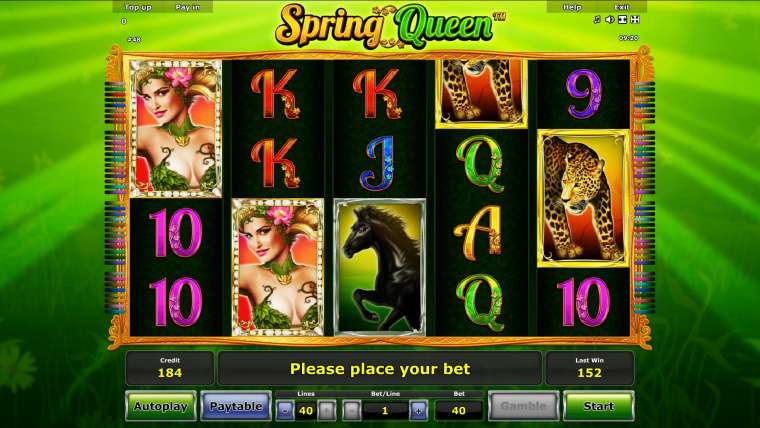 Play Spring Queen pokie NZ