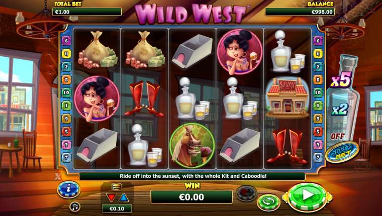 Play Wild West pokie NZ