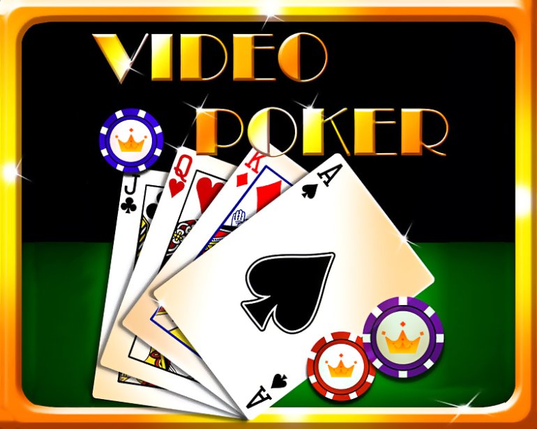 Video poker icon in an online casino