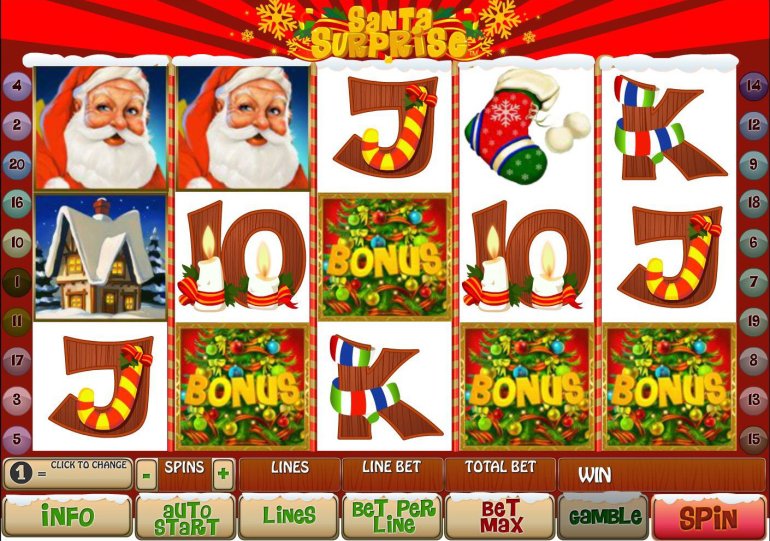 Santa Surprise video pokie