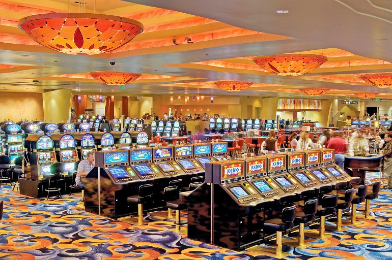 Lots of pokie machines