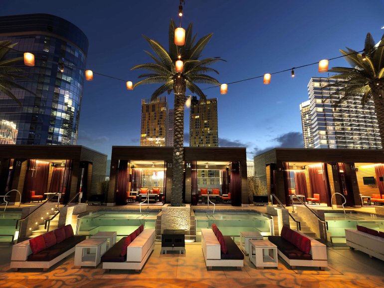 The Cosmopolitan of Las Vegas terrace