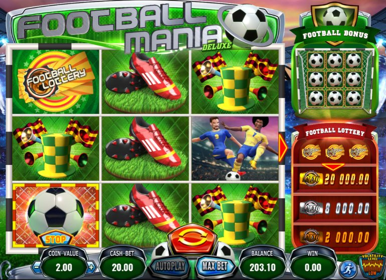 football slot Football Mania deluxe - Wazdan