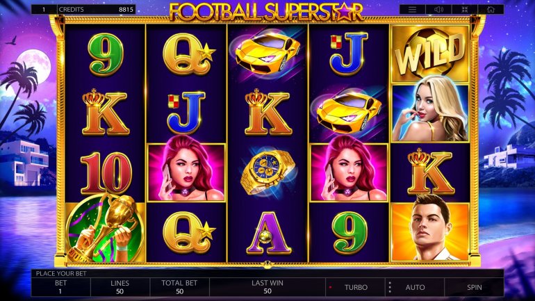 Football Superstar pokie machine